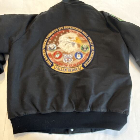 Army jacket 3rd infantry div fallen heroes Patch men Sz L USA Coast Guard Troops - Picture 12 of 16